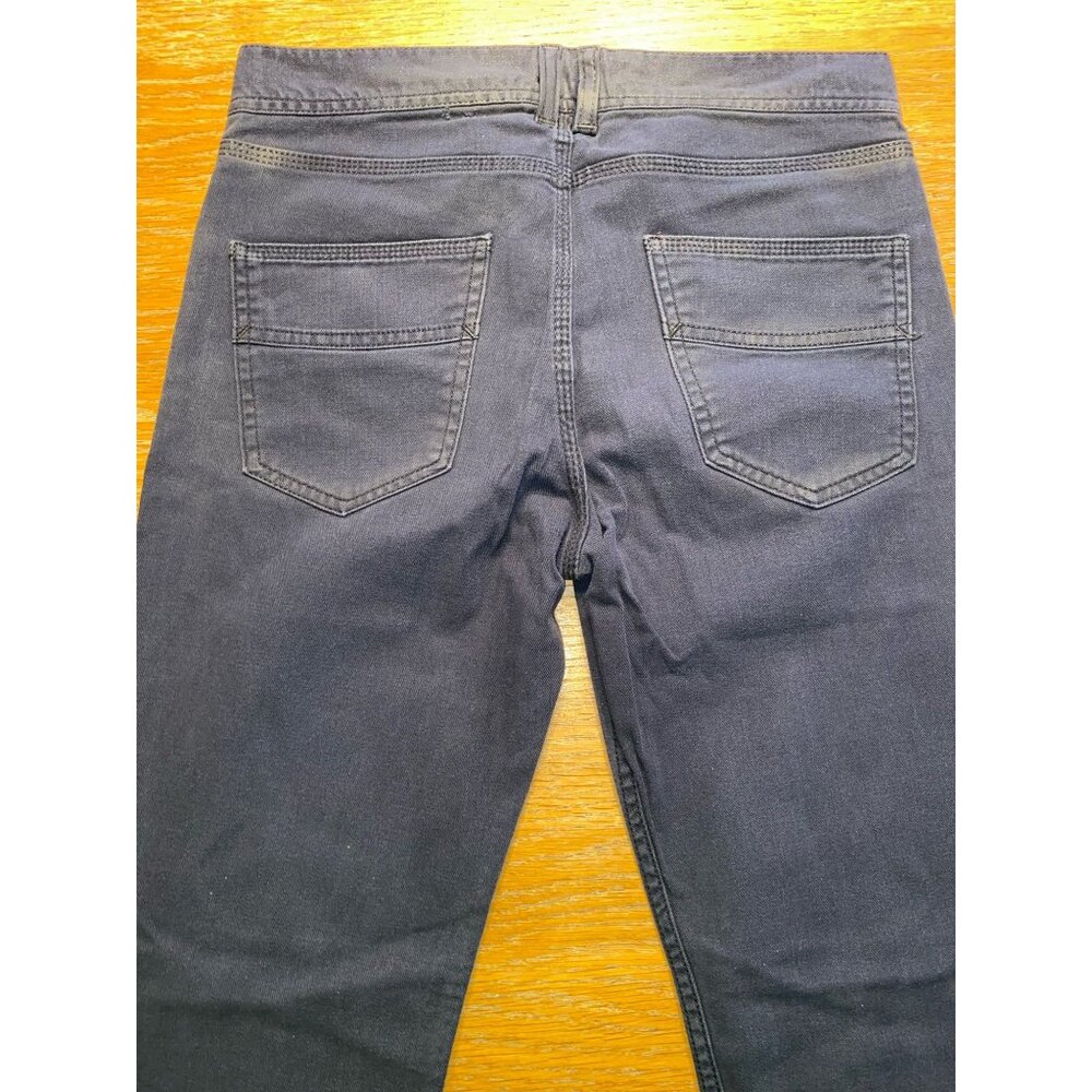 H&M Mens Slim Fit Dark Blue Denim Jeans - Picture 3 of 4